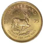 Der Preis der Münze aus Südafrika richtet sich nach dem Goldpreis